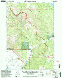 Targhee Pass Idaho Historical topographic map, 1:24000 scale, 7.5 X 7.5 Minute, Year 2000