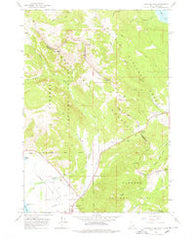 Targhee Pass Idaho Historical topographic map, 1:24000 scale, 7.5 X 7.5 Minute, Year 1964