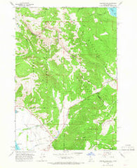 Targhee Pass Idaho Historical topographic map, 1:24000 scale, 7.5 X 7.5 Minute, Year 1964