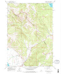Targhee Pass Idaho Historical topographic map, 1:24000 scale, 7.5 X 7.5 Minute, Year 1964