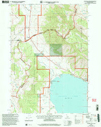 Targhee Peak Idaho Historical topographic map, 1:24000 scale, 7.5 X 7.5 Minute, Year 2000