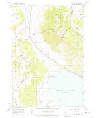 Targhee Peak Idaho Historical topographic map, 1:24000 scale, 7.5 X 7.5 Minute, Year 1964