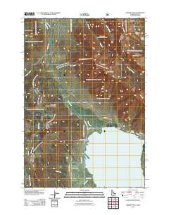 Targhee Peak Idaho Historical topographic map, 1:24000 scale, 7.5 X 7.5 Minute, Year 2011