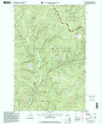 Taylor Peak Idaho Historical topographic map, 1:24000 scale, 7.5 X 7.5 Minute, Year 1996
