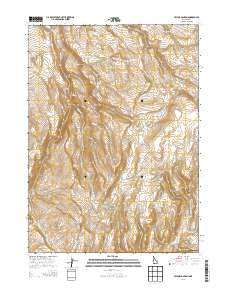 Taylor Canyon Idaho Current topographic map, 1:24000 scale, 7.5 X 7.5 Minute, Year 2013