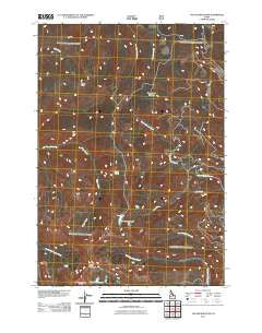Taylor Mountain Idaho Historical topographic map, 1:24000 scale, 7.5 X 7.5 Minute, Year 2011
