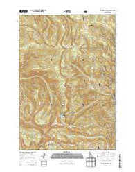 Taylor Mountain Idaho Current topographic map, 1:24000 scale, 7.5 X 7.5 Minute, Year 2013