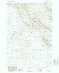 Teapot Dome Idaho Historical topographic map, 1:24000 scale, 7.5 X 7.5 Minute, Year 1986