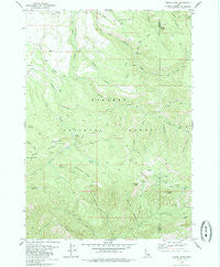 Temple Peak Idaho Historical topographic map, 1:24000 scale, 7.5 X 7.5 Minute, Year 1979