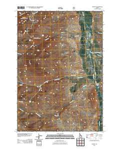 Tendoy Idaho Historical topographic map, 1:24000 scale, 7.5 X 7.5 Minute, Year 2011