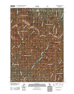 Tepee Draw Idaho Historical topographic map, 1:24000 scale, 7.5 X 7.5 Minute, Year 2011