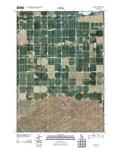 Terreton Idaho Historical topographic map, 1:24000 scale, 7.5 X 7.5 Minute, Year 2010
