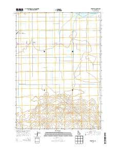 Terreton Idaho Current topographic map, 1:24000 scale, 7.5 X 7.5 Minute, Year 2013