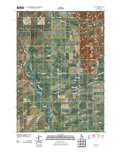 Tetonia Idaho Historical topographic map, 1:24000 scale, 7.5 X 7.5 Minute, Year 2011