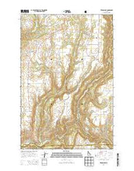 Texas Ridge Idaho Current topographic map, 1:24000 scale, 7.5 X 7.5 Minute, Year 2014