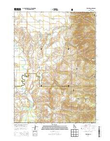 Thatcher Idaho Current topographic map, 1:24000 scale, 7.5 X 7.5 Minute, Year 2013