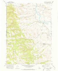 Thatcher Hill Idaho Historical topographic map, 1:24000 scale, 7.5 X 7.5 Minute, Year 1969