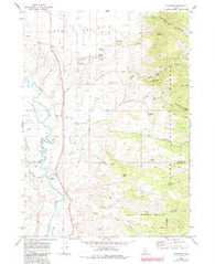 Thatcher Idaho Historical topographic map, 1:24000 scale, 7.5 X 7.5 Minute, Year 1969