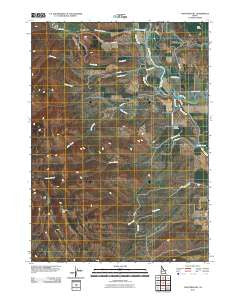 Thatcher Hill Idaho Historical topographic map, 1:24000 scale, 7.5 X 7.5 Minute, Year 2010