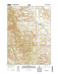 Thatcher Hill Idaho Current topographic map, 1:24000 scale, 7.5 X 7.5 Minute, Year 2013