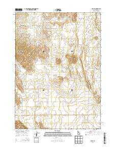 The Dip Idaho Current topographic map, 1:24000 scale, 7.5 X 7.5 Minute, Year 2013