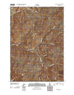 The Paint Pot Idaho Historical topographic map, 1:24000 scale, 7.5 X 7.5 Minute, Year 2010