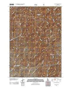 The Roost Idaho Historical topographic map, 1:24000 scale, 7.5 X 7.5 Minute, Year 2011