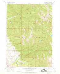 Thompson Peak Idaho Historical topographic map, 1:24000 scale, 7.5 X 7.5 Minute, Year 1966