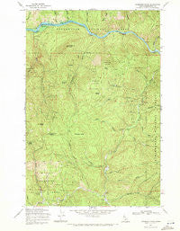 Thompson Point Idaho Historical topographic map, 1:24000 scale, 7.5 X 7.5 Minute, Year 1969