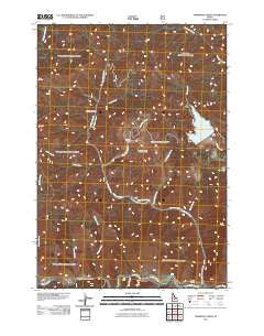 Thompson Creek Idaho Historical topographic map, 1:24000 scale, 7.5 X 7.5 Minute, Year 2011