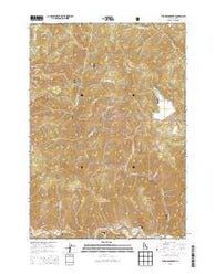 Thompson Creek Idaho Current topographic map, 1:24000 scale, 7.5 X 7.5 Minute, Year 2013
