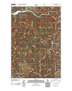 Thompson Point Idaho Historical topographic map, 1:24000 scale, 7.5 X 7.5 Minute, Year 2011