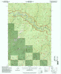 Thor Mountain Idaho Historical topographic map, 1:24000 scale, 7.5 X 7.5 Minute, Year 1995