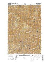 Thor Mountain Idaho Current topographic map, 1:24000 scale, 7.5 X 7.5 Minute, Year 2013