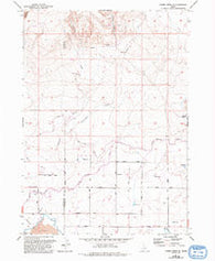 Thorn Creek SE Idaho Historical topographic map, 1:24000 scale, 7.5 X 7.5 Minute, Year 1957