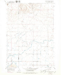Thorn Creek SE Idaho Historical topographic map, 1:24000 scale, 7.5 X 7.5 Minute, Year 1957