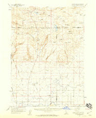 Thorn Creek Idaho Historical topographic map, 1:62500 scale, 15 X 15 Minute, Year 1957