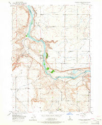 Thousand Springs Idaho Historical topographic map, 1:24000 scale, 7.5 X 7.5 Minute, Year 1949