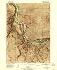 Thousand Springs Idaho Historical topographic map, 1:24000 scale, 7.5 X 7.5 Minute, Year 1954