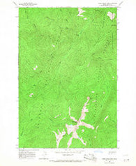 Three Prong Mountain Idaho Historical topographic map, 1:24000 scale, 7.5 X 7.5 Minute, Year 1966
