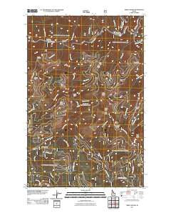 Three Sisters Idaho Historical topographic map, 1:24000 scale, 7.5 X 7.5 Minute, Year 2011