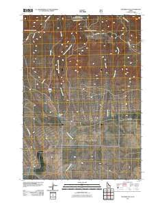 Thunder Gulch Idaho Historical topographic map, 1:24000 scale, 7.5 X 7.5 Minute, Year 2011