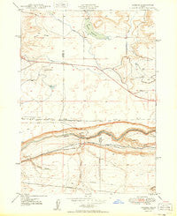 Ticeska Idaho Historical topographic map, 1:24000 scale, 7.5 X 7.5 Minute, Year 1949