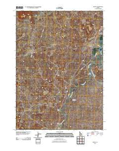 Tikura Idaho Historical topographic map, 1:24000 scale, 7.5 X 7.5 Minute, Year 2010
