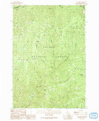 Tincup Hill Idaho Historical topographic map, 1:24000 scale, 7.5 X 7.5 Minute, Year 1991