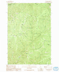 Tincup Hill Idaho Historical topographic map, 1:24000 scale, 7.5 X 7.5 Minute, Year 1991