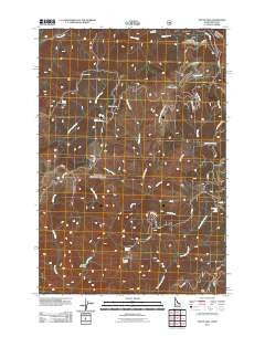 Tincup Hill Idaho Historical topographic map, 1:24000 scale, 7.5 X 7.5 Minute, Year 2011