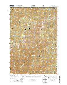 Tincup Hill Idaho Current topographic map, 1:24000 scale, 7.5 X 7.5 Minute, Year 2013