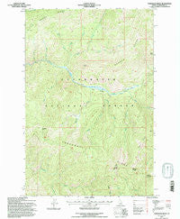 Toboggan Ridge Idaho Historical topographic map, 1:24000 scale, 7.5 X 7.5 Minute, Year 1994