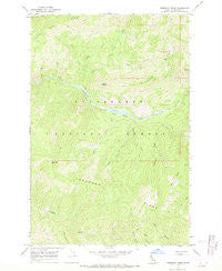 Toboggan Ridge Idaho Historical topographic map, 1:24000 scale, 7.5 X 7.5 Minute, Year 1966